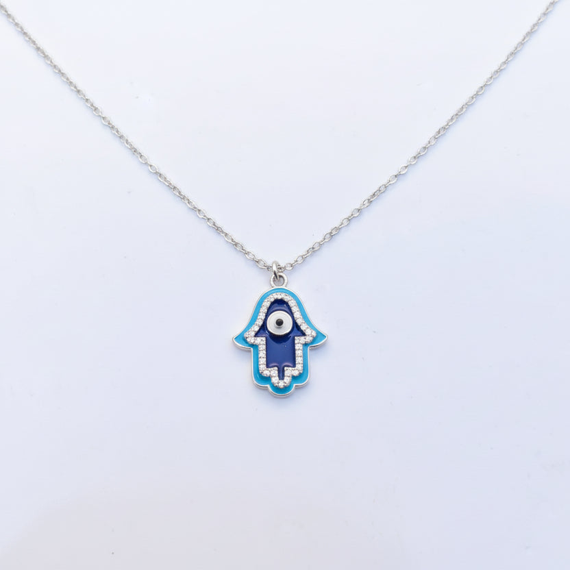 Aura Guard Hamsa Pendant